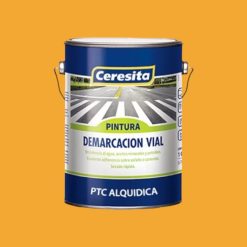 Pintura Alto Tráfico Demarcación Vial Amarillo 1 Galón Ceresita