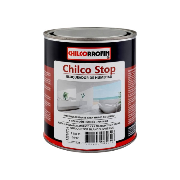1000400033-1 Chilco Stop Blanco Invierno 1/4 Galón Chilcorrofin