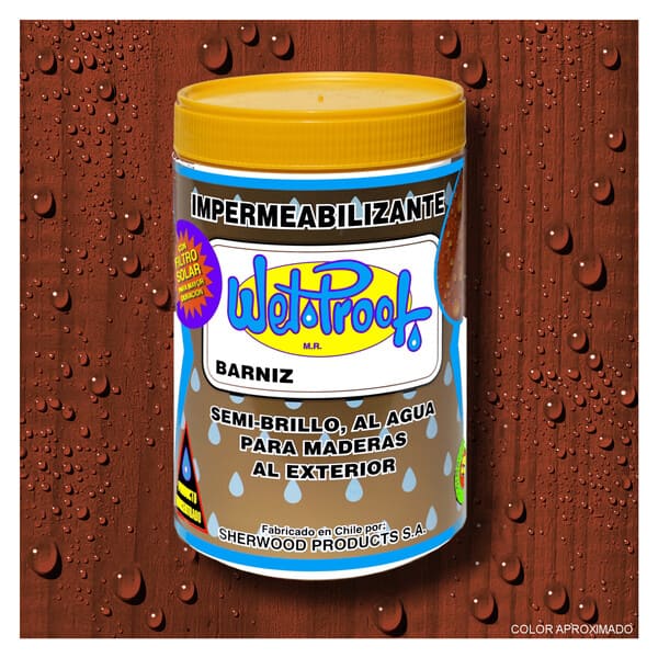 1000500325-1 Barniz Caoba 1/4 Galón Wet Proof