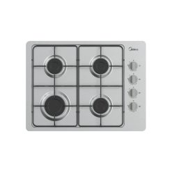 Encimera a Gas 4 Quemadores Gris 60 cms MG60SL405 Midea