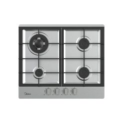 Encimera a Gas 4 Quemadores Gris 60 cms MG60SK005 Midea