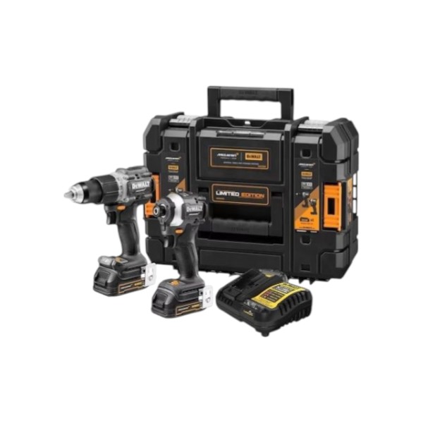10000700333-1 Kit Taladro Percutor + Atornillador de Impacto Inalámbrico 20V Mclaren Edition DCK200ME2GT-B2 DeWalt