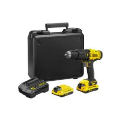Taladro Percutor Inalámbrico 20V SCD711C2K Stanley