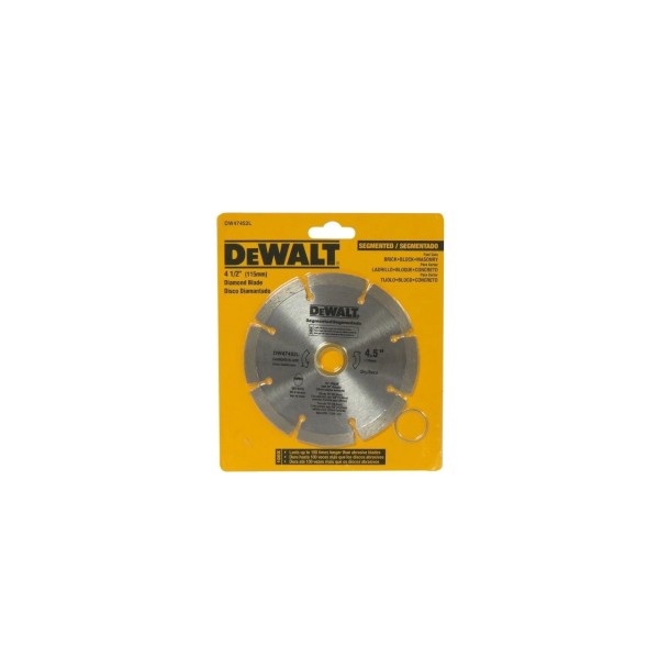 28000300087-1 Disco Diamantado Segmentado 4 1/2'' DW47452L DeWalt