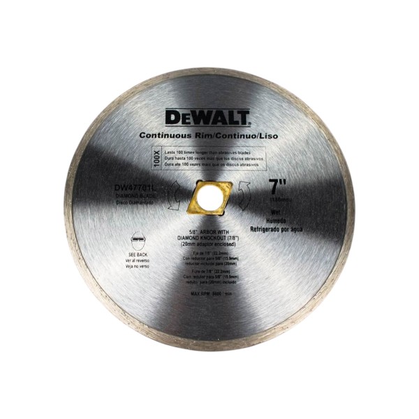 28000300148-1 Disco Diamantado 7'' DW47701L DeWalt