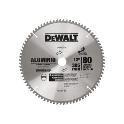 Disco de Sierra Aluminio 12'' 80D DWA03230 DeWalt