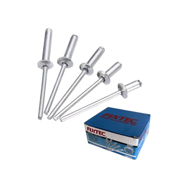 65002100468-1 Caja Remaches Pop 4.0x12 500 Unidades FHBR4012 Fixtec