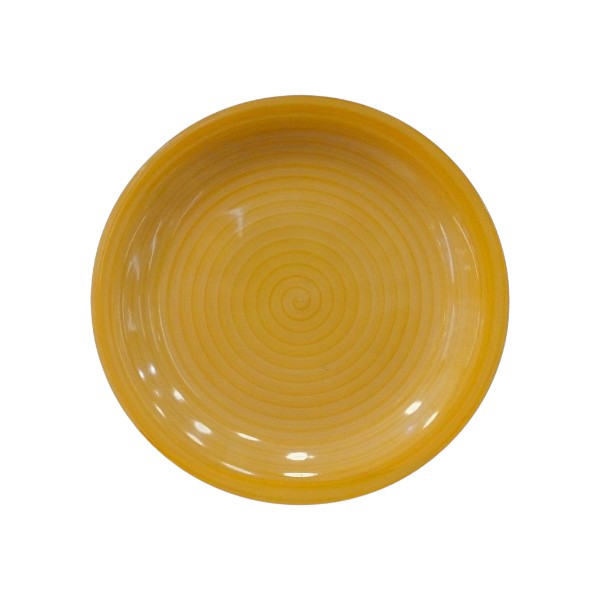 3000500050-1 Plato Bajo de Ceramica 26 cms Amarillo