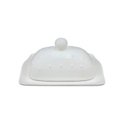 Mantequillera Blanca 7x19x12 cms