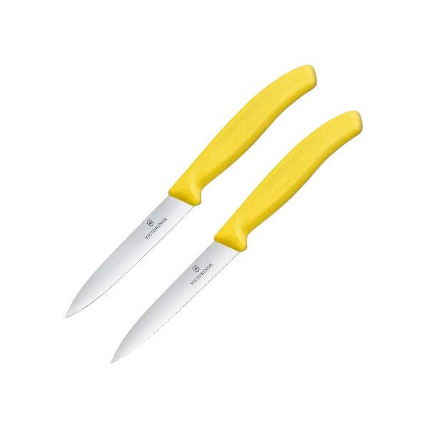 3000600244-1 Cuchillo Verdura 10 cms Amarillo Victorinox