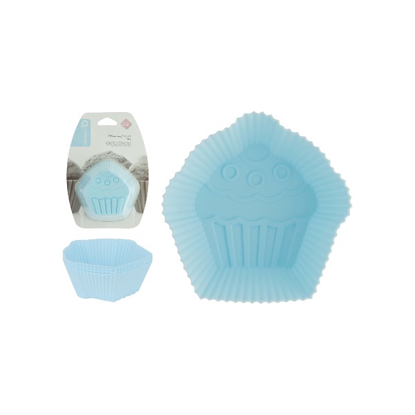 3001300329-1 Molde Cupcakes Silicona 4P