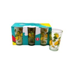 Set 6 Vasos de Vidrio 212cc