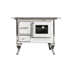 Cocina a leña Villarrica 90 Blanca Alcazar