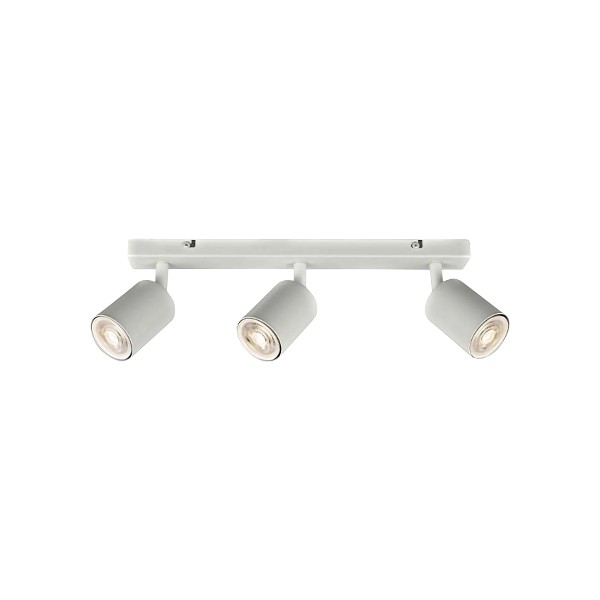 45000400125-1 Foco Sobrepuesto Silo 3 Luces Blanco BYP